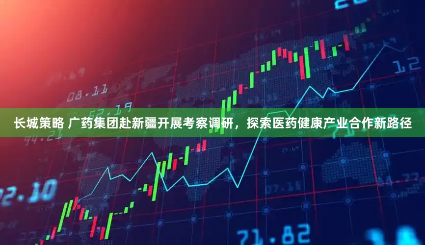 长城策略 广药集团赴新疆开展考察调研，探索医药健康产业合作新路径